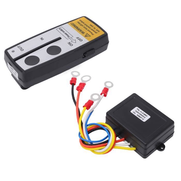 Kit Télécommande Sans Fil Pour Treuil 12V - Portée 23m - Étanche - Universel 9-30V