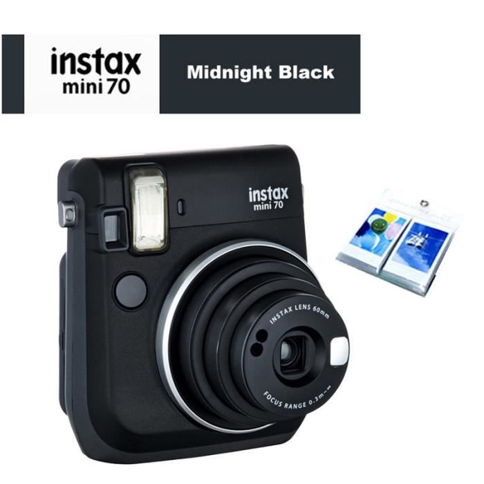 Fujifilm Fuji Instax Appareil Mini 70 Noir Instantane Achat