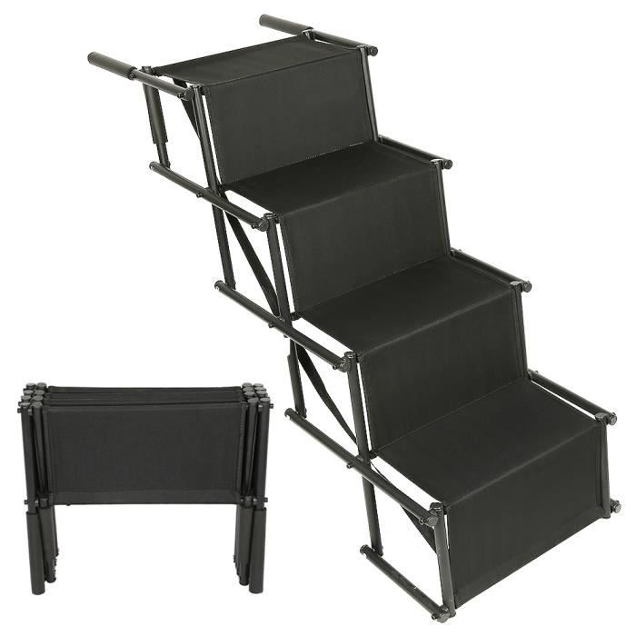 Meilleurs prix pour Pont-Escalier pour Chats et Chiens - HOMEWELL - Noir - Convient aux Animaux de Compagnie