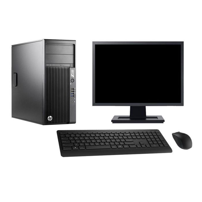 PC Tour HP Z230 Ecran 27 Xeon E3 1225 V3 RAM Disque Windows 10 Wifi - vue 2