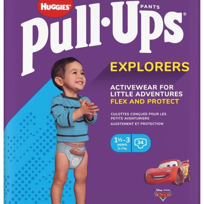 LOT DE 6 HUGGIES Pull Ups Explorers Couches b b Gar on 1 3