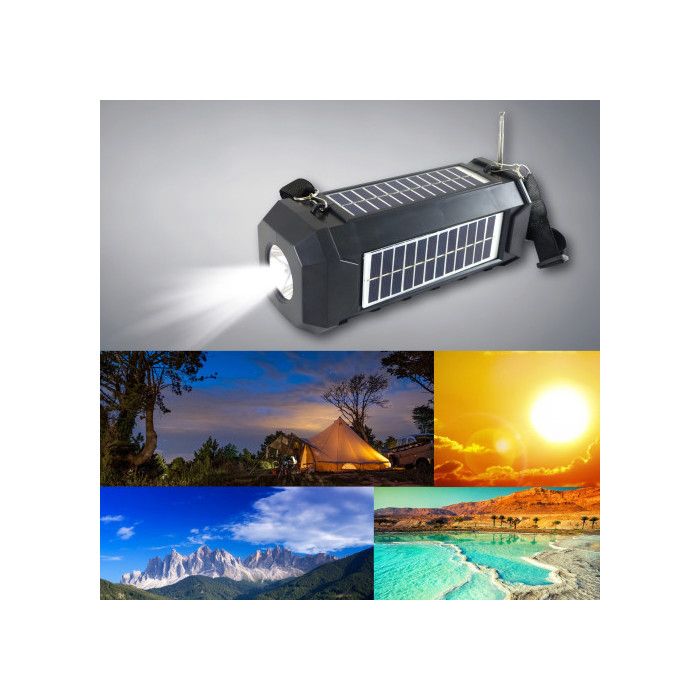 Radio solaire enceinte portable sans fil SOLARWAVE Neuf - vue 4