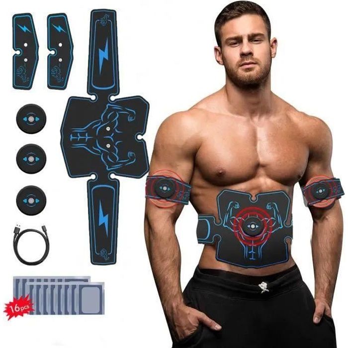 Electrostimulateur Musculaire,EMS Ceinture Abdominale Electrostimulation  Appareil Abdominale Stimulation Massage Abdomen-Bras-Cuisse - Cdiscount  Sport