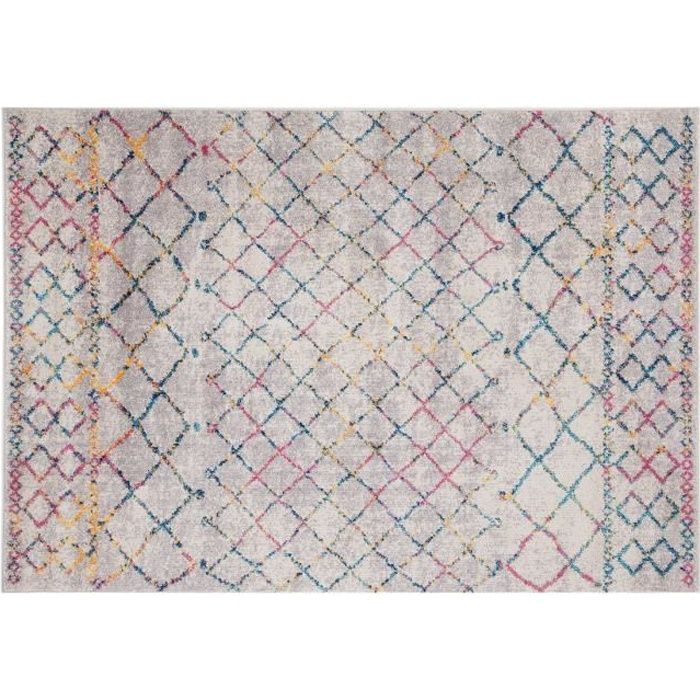 tapis berbere rose cdiscount