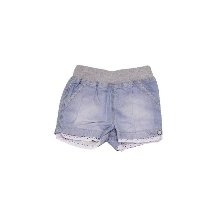 Short Bebe Fille Ikks 3 Mois Bleu Ete Vetement Bebe 9053 Bleu Achat Vente Jeans Cdiscount