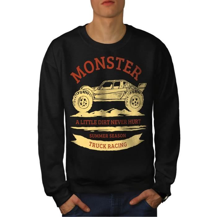 Sweatshirt Unisexe Avec Imprimé Voiture De Sport - Coupe Classique, Col Tissé, Poids 241 G, Pour Un Style Décontracté Et Tendance