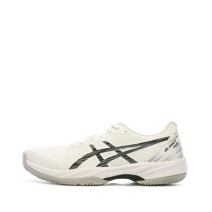 Chaussures de Padel - ASICS - Gel Game 9 - Blanc - Maille - GEL avant-pied  - Cuir Blanc - Cdiscount Sport
