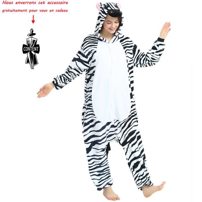 Pyjama combinaison zebre - Achat / Vente pas cher