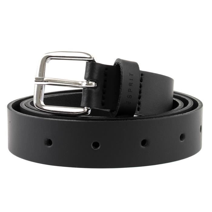 ESPRIT Slim Basic Belt W80 Black [60897]
