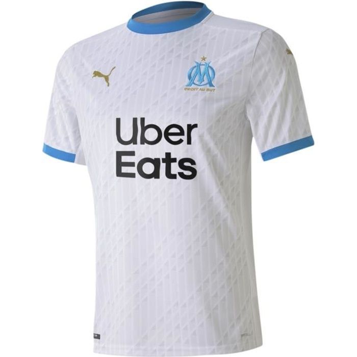 Maillot Puma Olympique de Marseille Om Domicile 2020/21 blanc