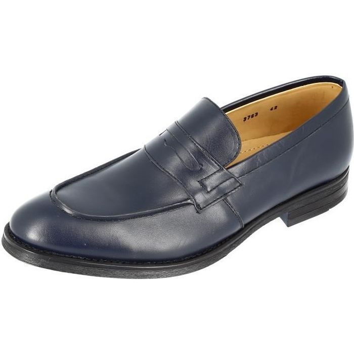 Chaussures Homme Richelieu en cuir Bleu marine