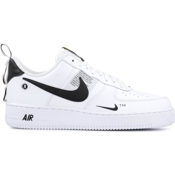 NIKE AIR FORCE 1 '07 LV8'OVERBRANDING' Blanc - Cdiscount Chaussures