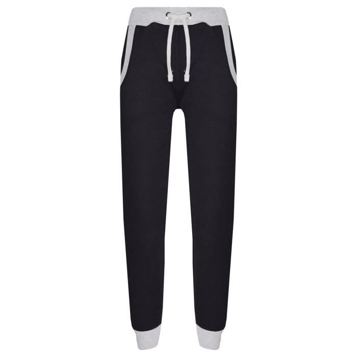 Pantalon De Jogging Enfant AMERICAN COLLEGE - Noir, Taille 12 Ans (EU) | Coupe Décontractée, élastique Taille, Style Sportif Universitaire