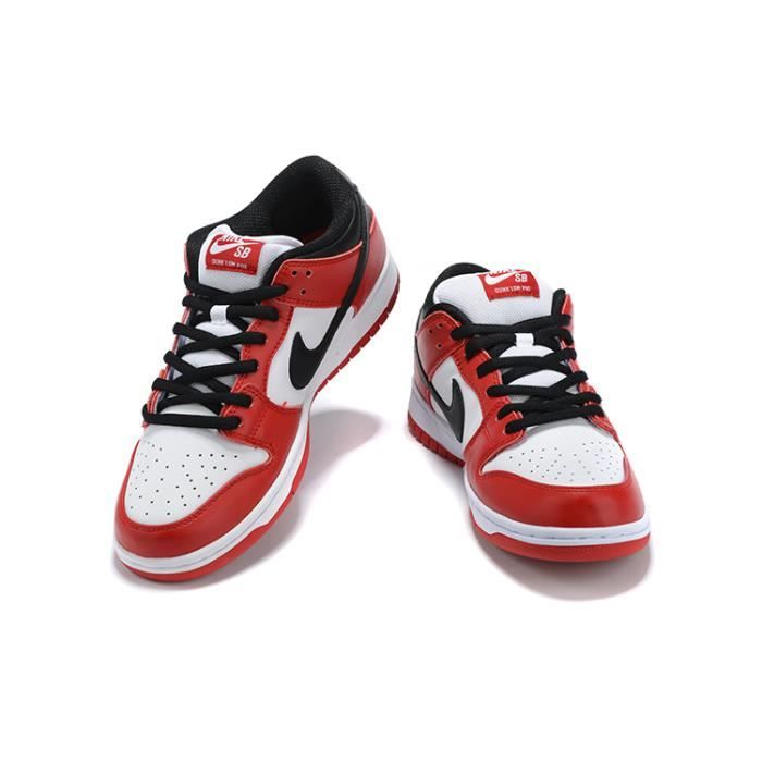 sneakers blanche et rouge