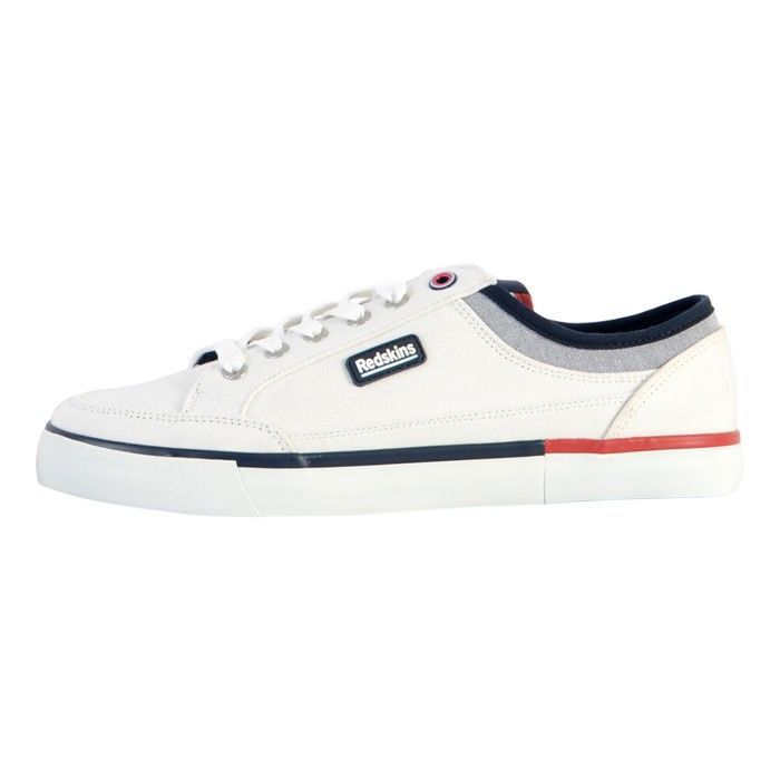 Redskins Basket A Lacets Redskins Genial - Blanc Gris