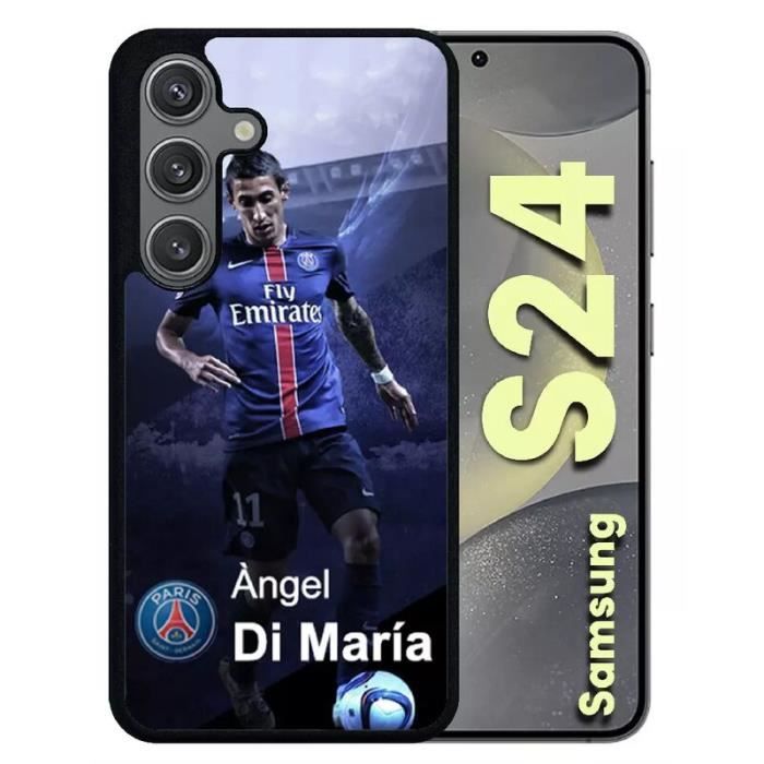 Coque pour galaxy s24 - psg paris saint germain angel di maria ...
