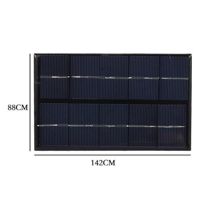 Panneau Solaire 20W 5V Portable étanche IPX6 - Pour Caméras De Sécurité Sans Fil, Avec Support 360° - 2