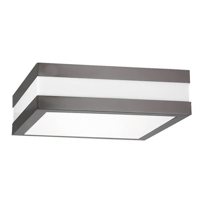 Luminaires RABALUX Modèle: Stuttgart - Plafonnier dextérieur - Design - Moderne - Couleur: gris anthracite - Matériau de la lampe: