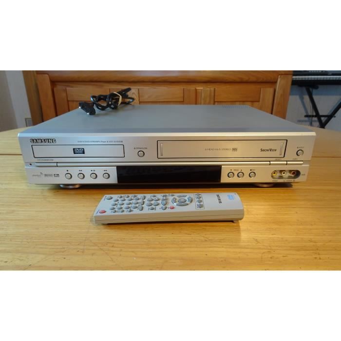 COMBINE MAGNETOSCOPE LECTEUR DVD - SAMSUNG SV-DVD3E - 6 TETES