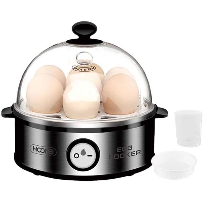 Cuiseur à Œufs Pour Micro-ondes - Prépare 1 à 4 Œufs Durs, Pochés Ou Mollets En Quelques Minutes - Inclus Couvercle - Lavable Au Lave-Vaisselle