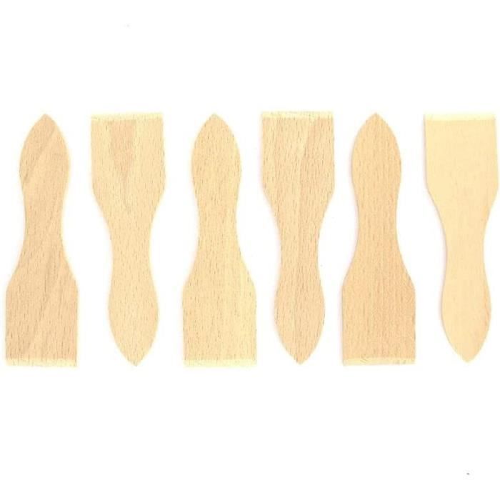 Lot De 8 Spatules Raclettes En Nylon Pour Raclette | Sans Rayure, Résistantes à La Chaleur (240°C) | Avec Pinceau Silicone