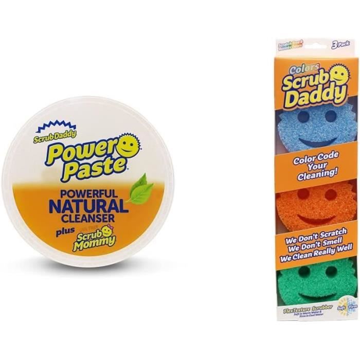 Scrub Daddy Power Paste Pierre d'Argile, Pierre Blanche de Nettoyage