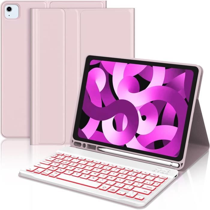 Clavier Pour Ipad 10 Eme Génération (2022)&Ipad 11" A16 (2025)–Azerty Français Avec Pavé Tactile