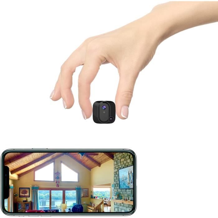 Mini caméra espion 4K Wifi sans fil bébé caché maison animal de — free download