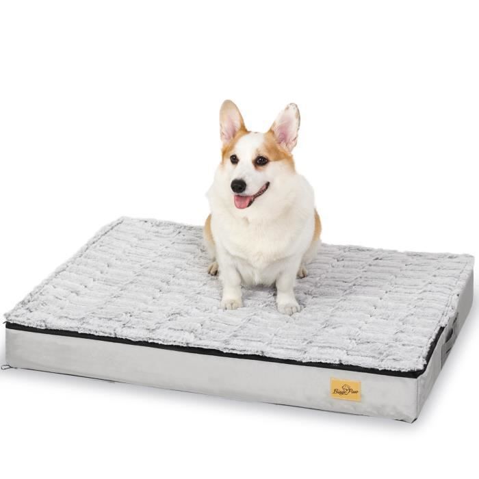Meilleurs prix pour Panier Orthopédique pour Grand Chien Coussin pour Chien Grande Taille Déhoussable Lit pour Chien Apaisant 95x70x8cm