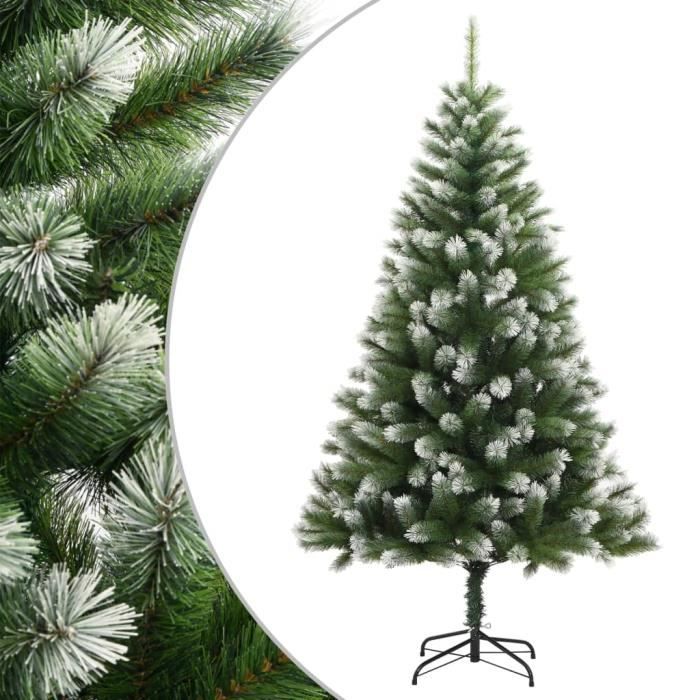 Sapin De Noël Rouge Lumineux En Forme De Chapeau De Père Noël - LED, Pliable, Avec Pompon Et Flocons - Déco Festive - 3