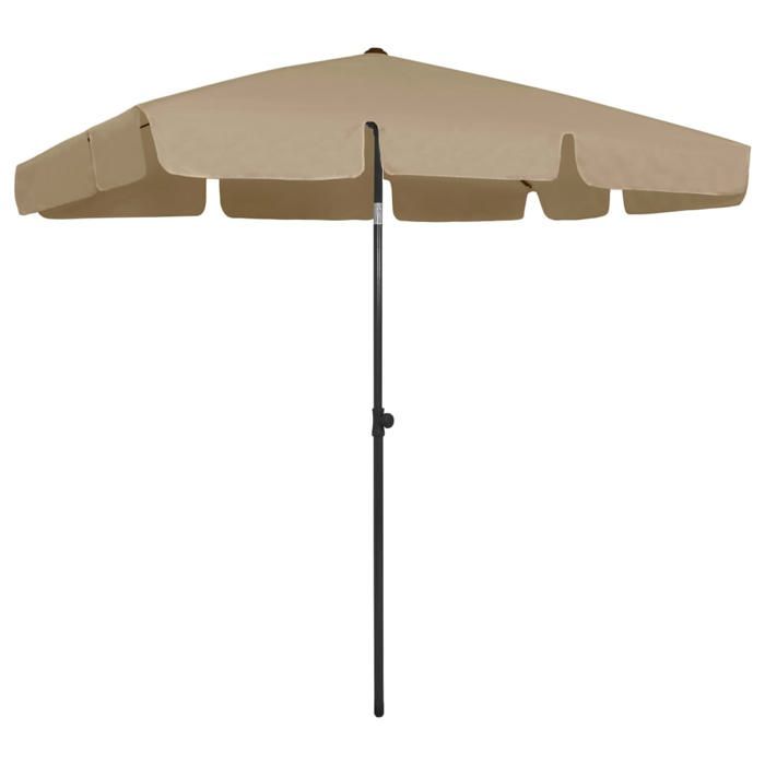 VidaXL Parasol de plage 200 x 125 cm - vue 2
