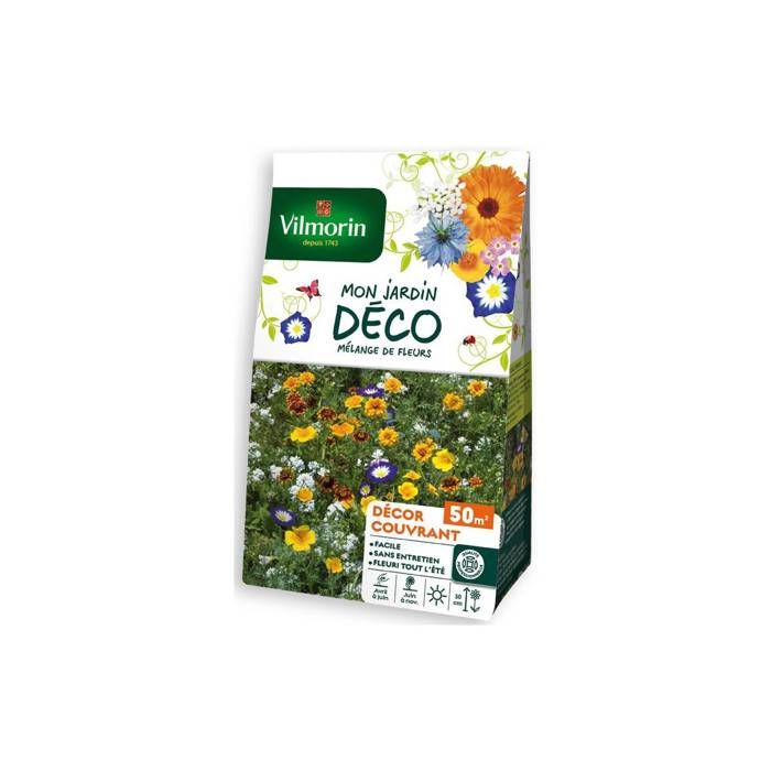Meilleurs prix pour Sachet graines Mélange de fleurs Couvrant 50m2-