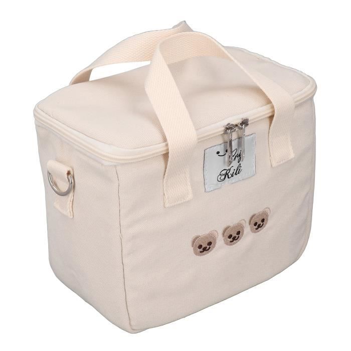 Keenso Lot De 5 Sacs Isothermes En Aluminium, Sacs à Lunch Réutilisables Pour Pique-nique, Camping, Voyage (25x30 Cm)