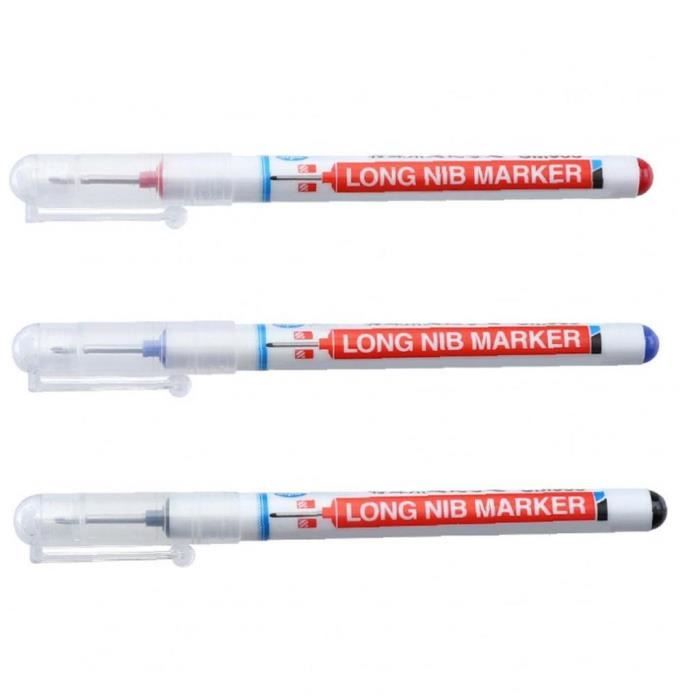 Stylo Marqueur à Pointe Longue Polyvalent Pour Le Travail Du Bois Et Le Traitem