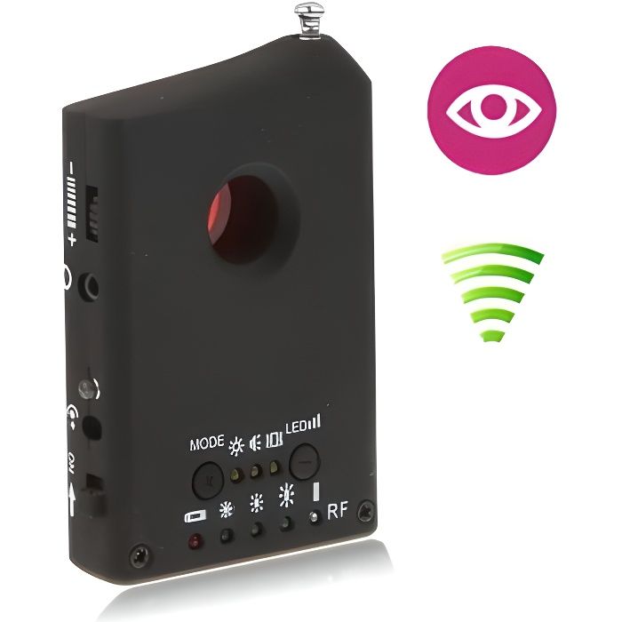Détecteur de Téléphone Portable et Caméra espion Micro signaux WIFI