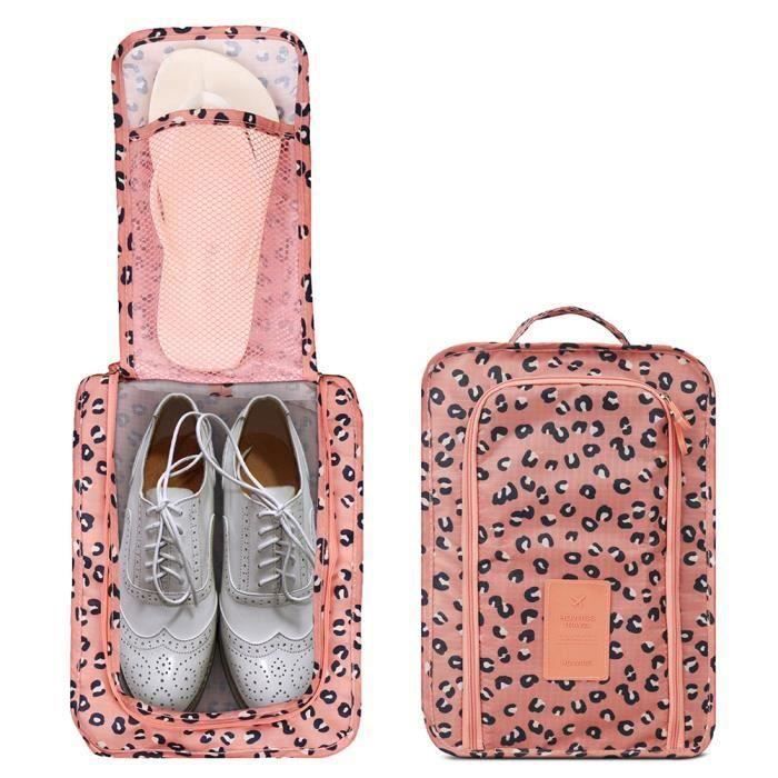 2 Sacs à Chaussures De Voyage Imperméables - 39cm | Housse Rangement Valise Anti-Salissure