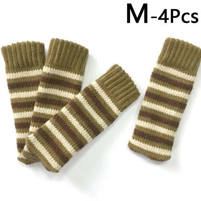 PIED DE MEUBLE,D--Couvre Pieds De Chaise, Chaussettes De Table En Tricot, Antidérapantes, Avec