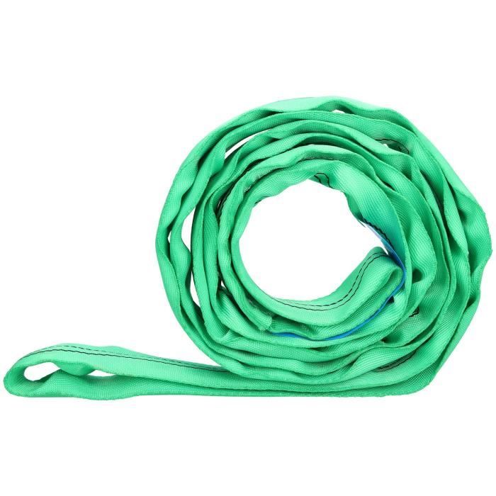 Sangle élingue Ronde Sans Fin 2m - Charge Max 2000kg (2T) - Verte - LEM Select