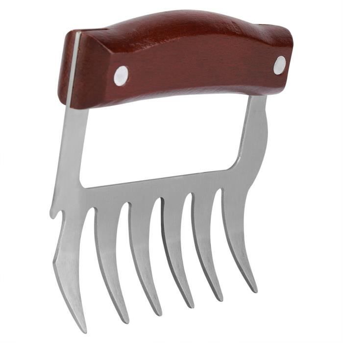 Fourchette à Viande en Acier Inoxydable avec Poignée 27cm Fourchette à