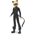 Bandai - Miraculous - Poupee - Chat Noir et Adrien - Poupee mannequin 26 cm articulee et ses 2 tenues - poupee de super-heros-1