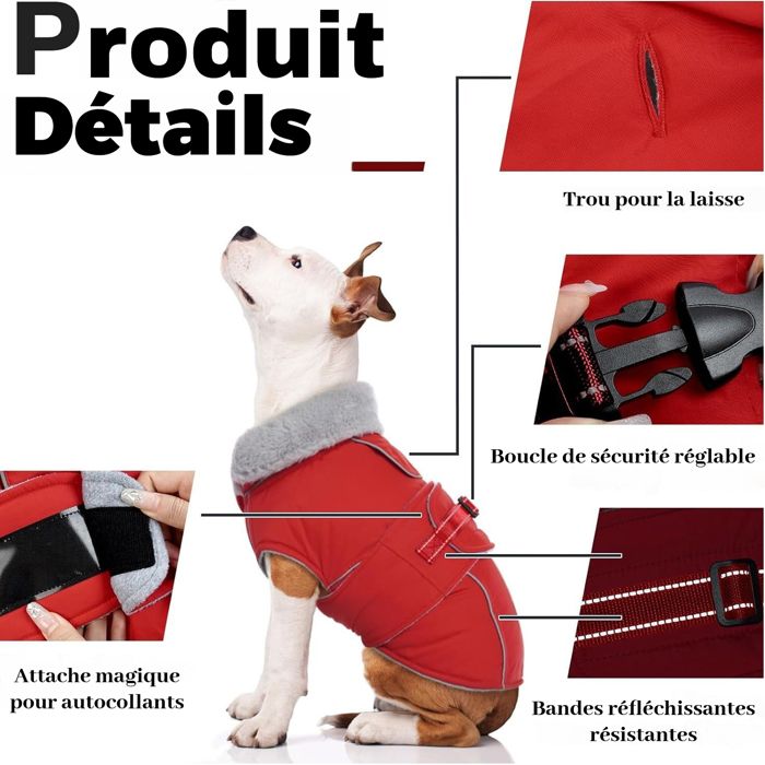 Manteau D'hiver Polaire Pour Chien Avec Pattes – Pull De Noël Tout Doux Pour Petit à Grand Chien – Idéal Pour Les Promenades (Gris, S-L)