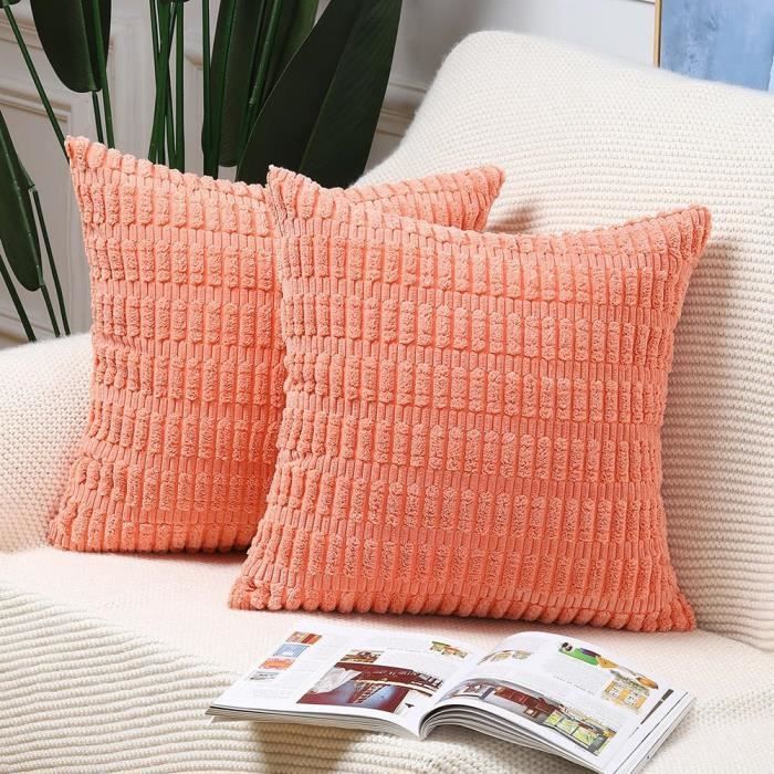 housses-de-coussin-en-velours-c-tel-ray-boho-lot-de-2-corail