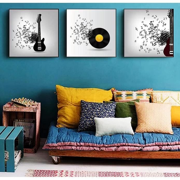 Tableau Moderne Noir Et Blanc Sur Toile 120x80cm - Déco Murale Abstraite - ARTTOR