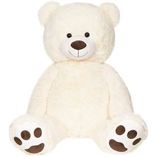 Peluche géante XXL - HENRY BRUBAKER - Ours / Nounours - Ultra Douce &  Mignonne - Blanc - 100 cm - Cdiscount Jeux - Jouets