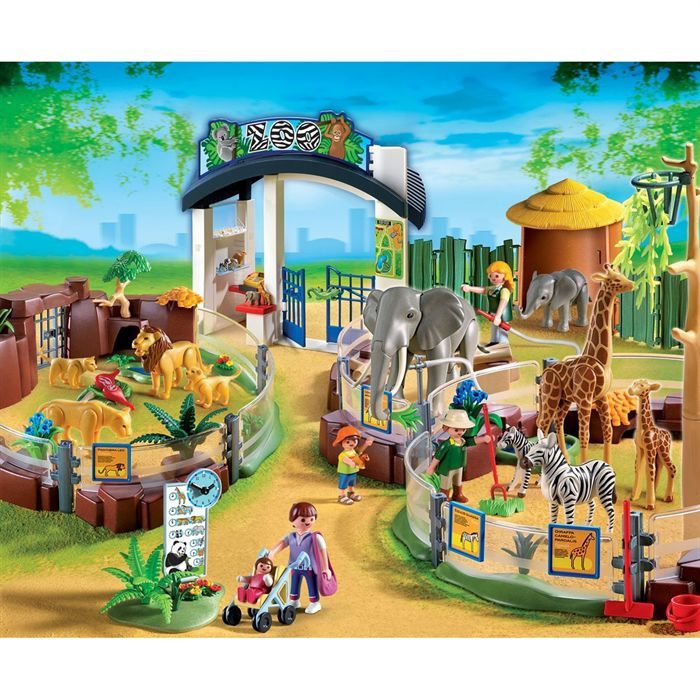 PLAYMOBIL 4850 Grand zoo - Cdiscount Jeux - Jouets