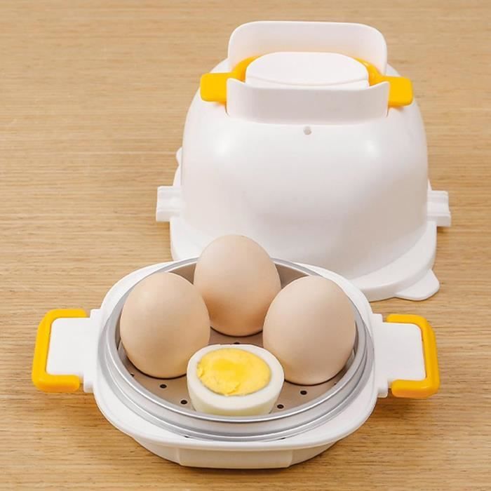 Chaudière À Œufs À Micro-Ondes Cuiseur À Œufs Avec 4 Coquetiers Cuiseur