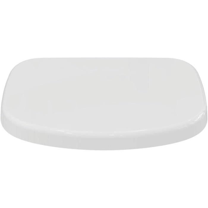 Abattant WC Kheops Ideal Standard T679201 - Lunette Déclipsable Résistante Et Facile à Installer