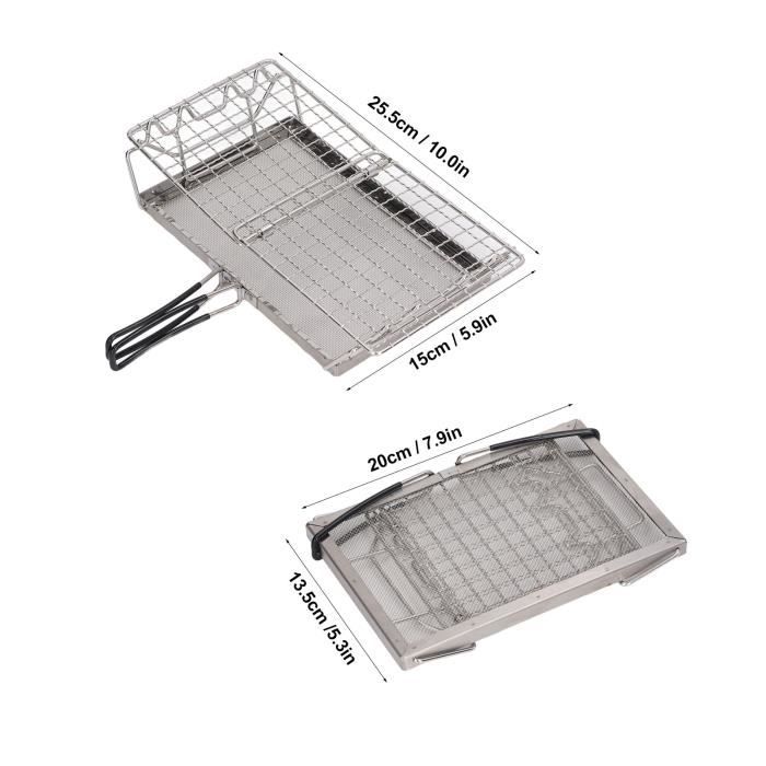 Grillepain à gaz pliant Grillepain de réchaud de camping Structure stable portable pliable