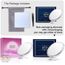 Miroir Grossissant 30x/1x B Beauty Planet - Lumière LED 3 Couleurs Rechargeable USB-C - Portable/Table/Mural
