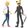 Bandai - Miraculous - Poupee - Chat Noir et Adrien - Poupee mannequin 26 cm articulee et ses 2 tenues - poupee de super-heros-2